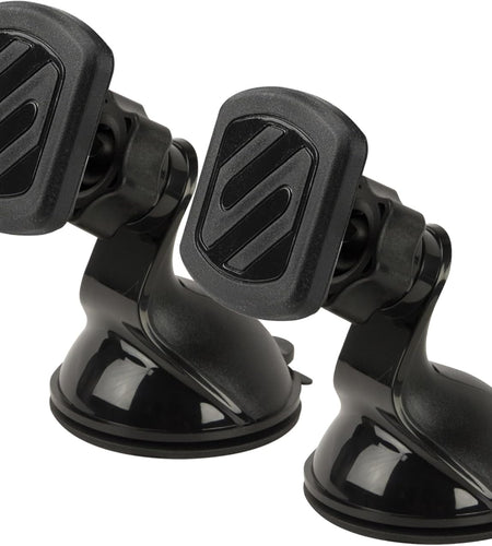 MWSM2PK-UB Magicmount Magnetic Car Phone Holder Mount with Suction Cup - 360 Degree Adjustable Head, Universal with All Devices - Suction Mount - Pack of 2